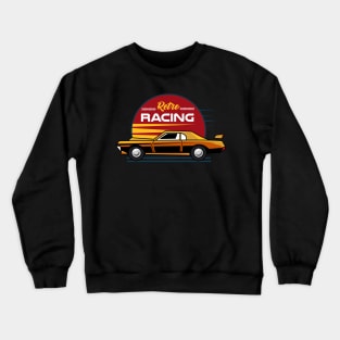 Racing Retro Car Badge Crewneck Sweatshirt